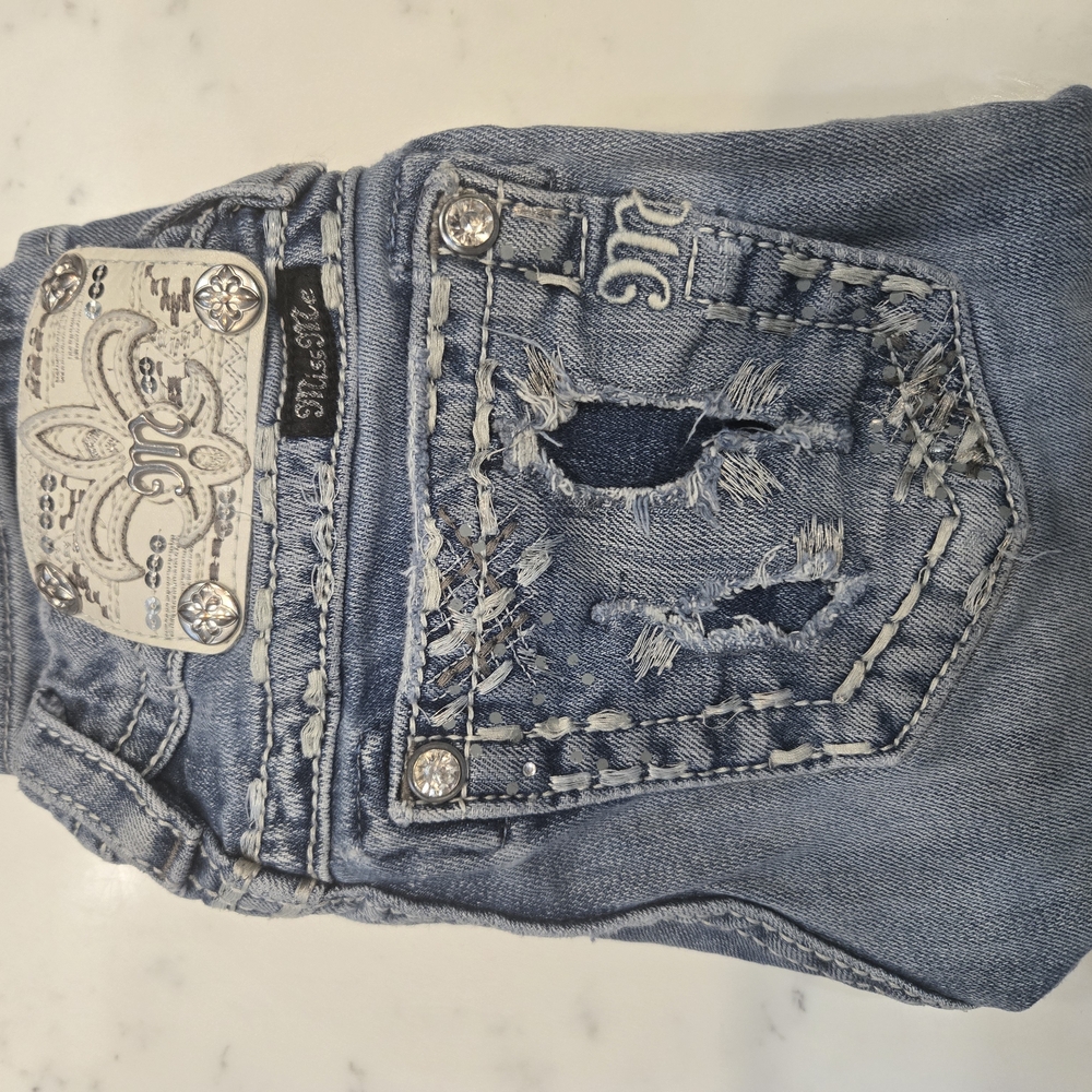 Miss Me Womens Size 22 Signature Straight Jeans